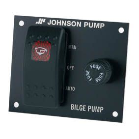 Johnson Bilge pump switch & panel 12v